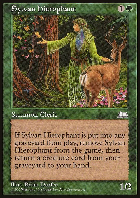 Sylvan Hierophant, Weatherlight #141, Magic: The Gathering card