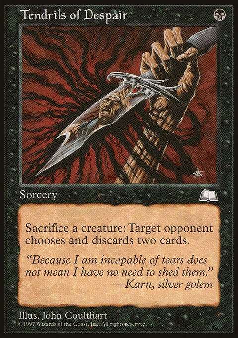 Tendrils of Despair, Weatherlight #83, Magic: The Gathering card
