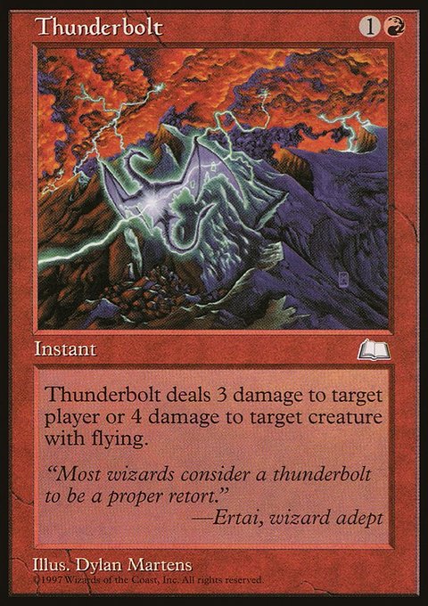 Thunderbolt, Weatherlight #115, Magic: The Gathering card