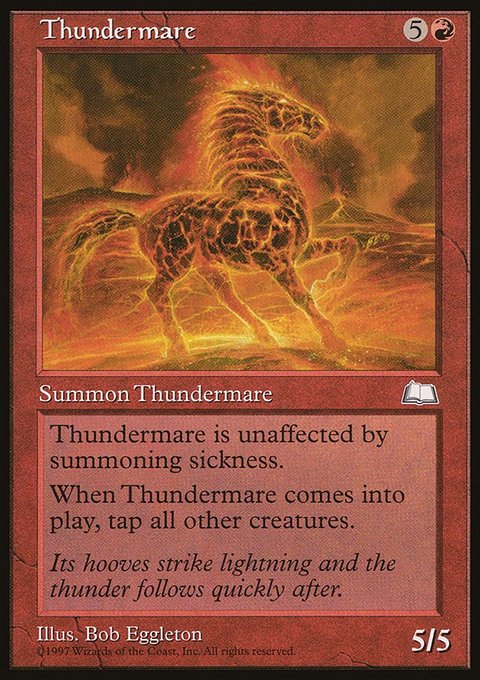 Thundermare, Weatherlight #116, Magic: The Gathering card
