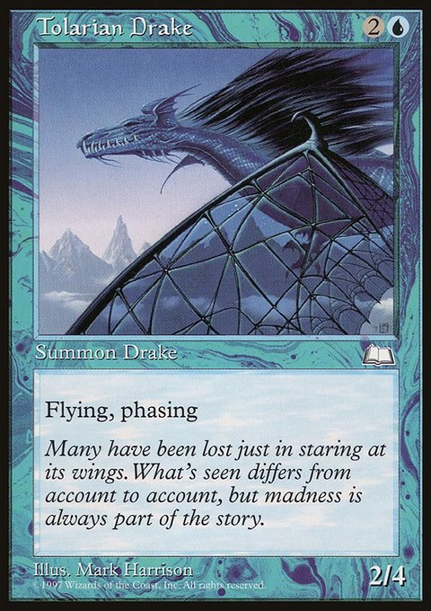 Tolarian Drake, Weatherlight #55, Magic: The Gathering card