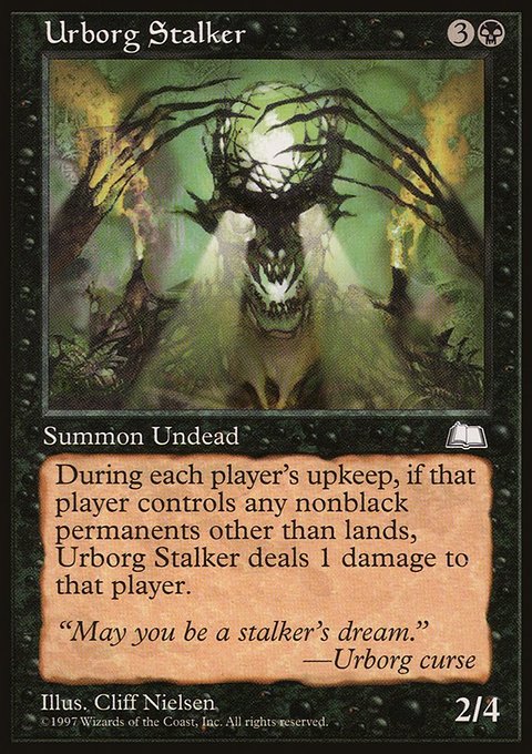 Urborg Stalker, Weatherlight #85, Magic: The Gathering card