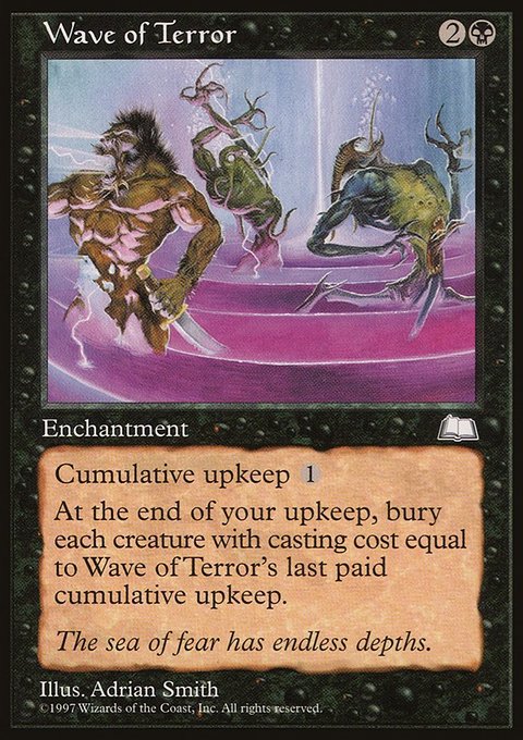 Wave of Terror, Weatherlight #86, Magic: The Gathering card