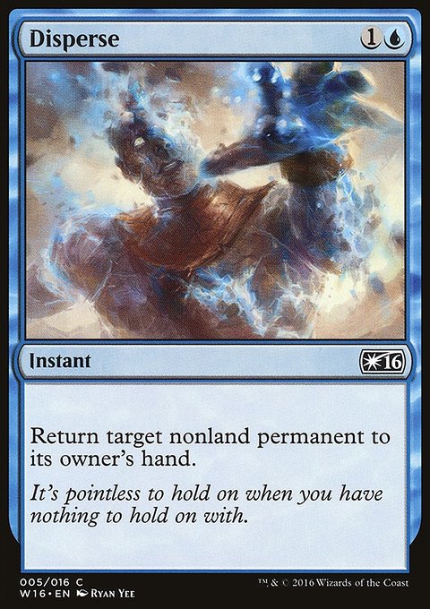 Disperse, Welcome Deck 2016 #5, Magic: The Gathering card