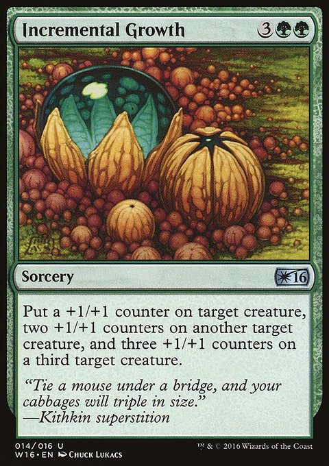 Incremental Growth, Welcome Deck 2016 #14, Magic: The Gathering card