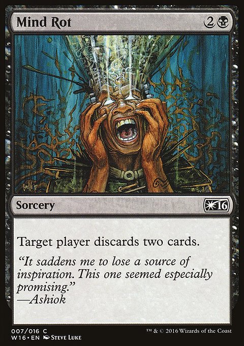 Mind Rot, Welcome Deck 2016 #7, Magic: The Gathering card