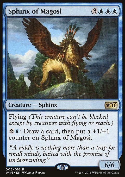 Sphinx of Magosi, Welcome Deck 2016 #6, Magic: The Gathering card