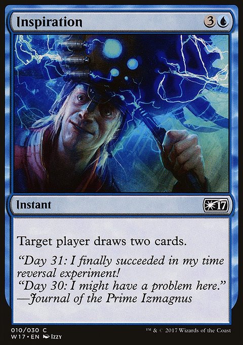 Inspiration, Welcome Deck 2017 #10, Magic: The Gathering card
