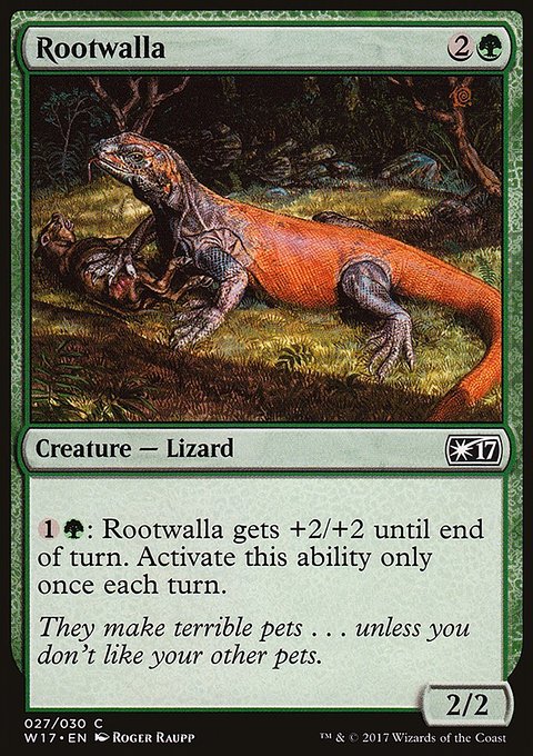 Rootwalla, Welcome Deck 2017 #27, Magic: The Gathering card