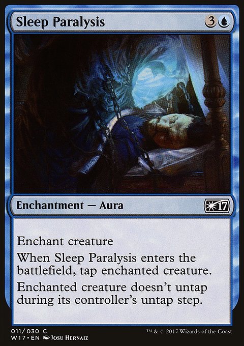 Sleep Paralysis, Welcome Deck 2017 #11, Magic: The Gathering card