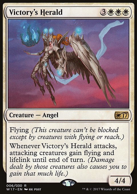 Victory's Herald, Welcome Deck 2017 #6, Magic: The Gathering card
