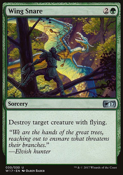 Wing Snare, Welcome Deck 2017 #30, Magic: The Gathering card
