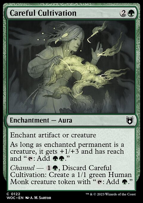 Careful Cultivation, Wilds of Eldraine Commander #122, Magic: The Gathering card