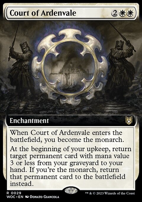 Court of Ardenvale, Wilds of Eldraine Commander #29, Magic: The Gathering card