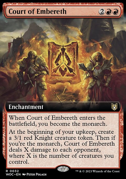 Court of Embereth, Wilds of Eldraine Commander #32, Magic: The Gathering card