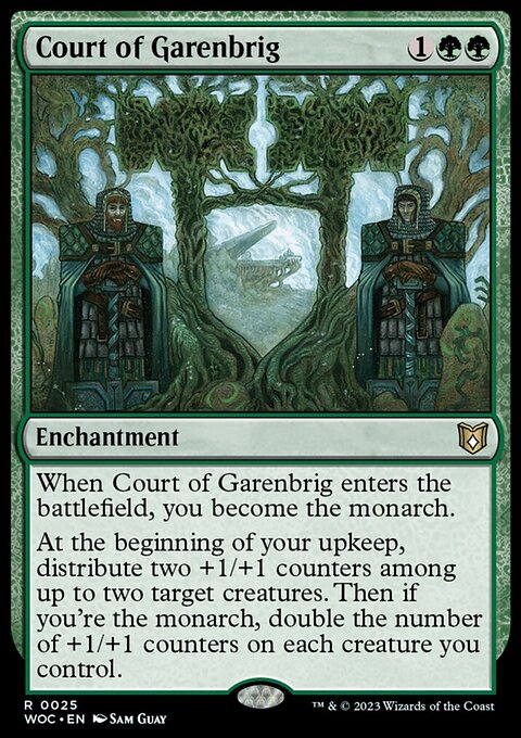 Court of Garenbrig, Wilds of Eldraine Commander #25, Magic: The Gathering card
