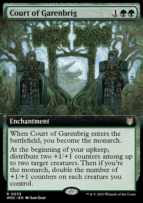 Court of Garenbrig, Wilds of Eldraine Commander #33, Magic: The Gathering card