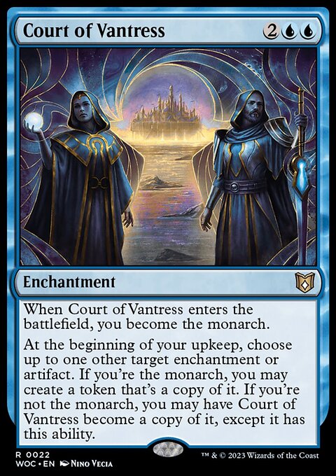 Court of Vantress, Wilds of Eldraine Commander #22, Magic: The Gathering card