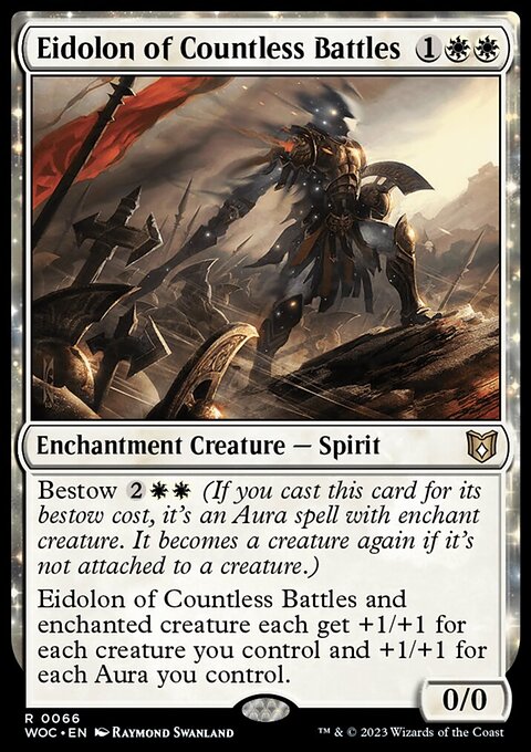 Eidolon of Countless Battles, Wilds of Eldraine Commander #66, Magic: The Gathering card