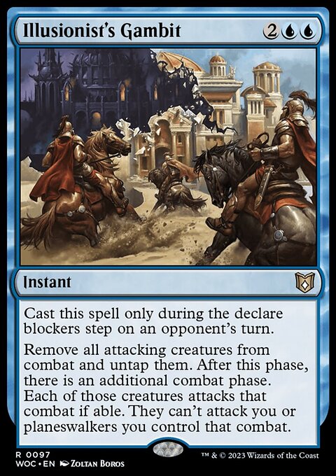 Illusionist's Gambit, Wilds of Eldraine Commander #97, Magic: The Gathering card
