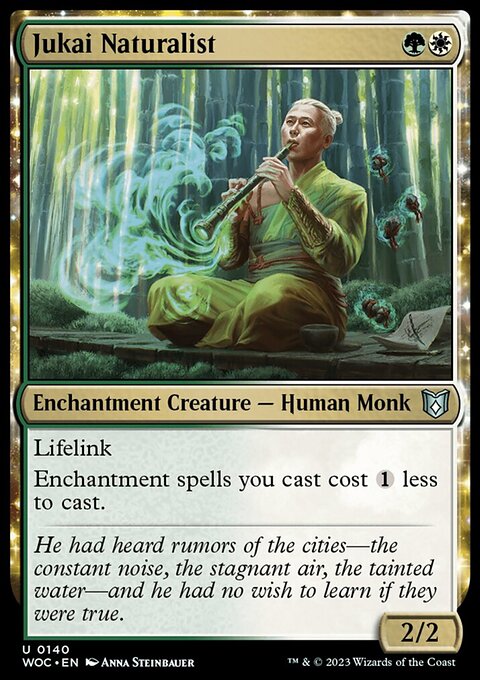 Jukai Naturalist, Wilds of Eldraine Commander #140, Magic: The Gathering card