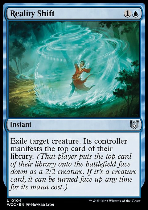 Reality Shift, Wilds of Eldraine Commander #104, Magic: The Gathering card