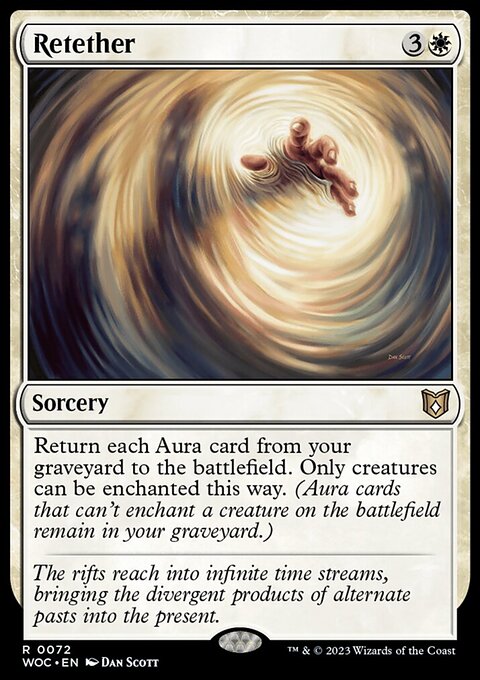 Retether, Wilds of Eldraine Commander #72, Magic: The Gathering card