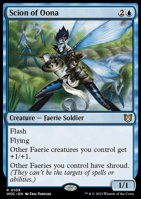Scion of Oona, Wilds of Eldraine Commander #109, Magic: The Gathering card