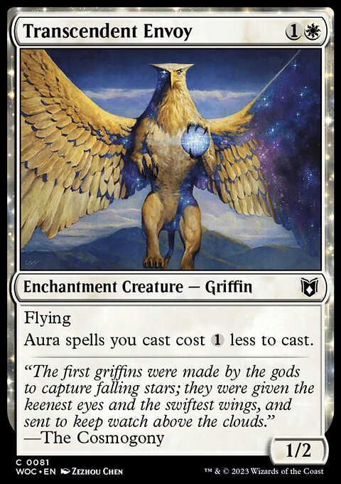 Transcendent Envoy, Wilds of Eldraine Commander #81, Magic: The Gathering card