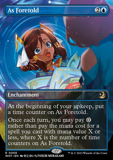 As Foretold, Wilds of Eldraine: Enchanting Tales #68, Magic: The Gathering card
