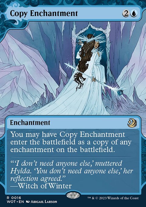 Copy Enchantment, Wilds of Eldraine: Enchanting Tales #16, Magic: The Gathering card