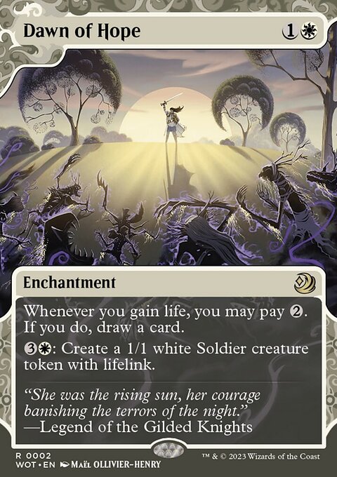 Dawn of Hope, Wilds of Eldraine: Enchanting Tales #2, Magic: The Gathering card