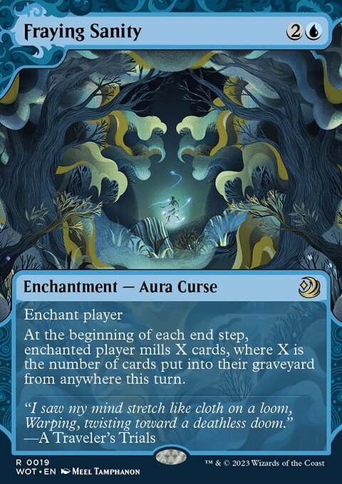 Fraying Sanity, Wilds of Eldraine: Enchanting Tales #19, Magic: The Gathering card