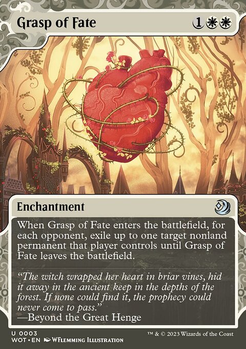 Grasp of Fate, Wilds of Eldraine: Enchanting Tales #3, Magic: The Gathering card