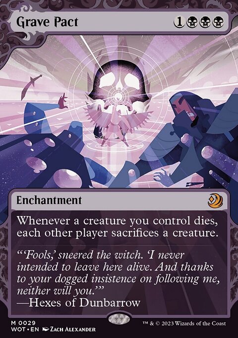 Grave Pact, Wilds of Eldraine: Enchanting Tales #29, Magic: The Gathering card