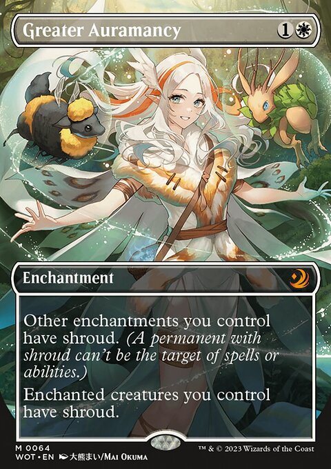 Greater Auramancy, Wilds of Eldraine: Enchanting Tales #64, Magic: The Gathering card