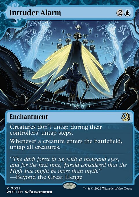 Intruder Alarm, Wilds of Eldraine: Enchanting Tales #21, Magic: The Gathering card