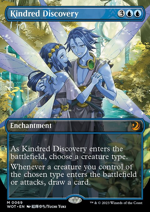Kindred Discovery, Wilds of Eldraine: Enchanting Tales #69, Magic: The Gathering card