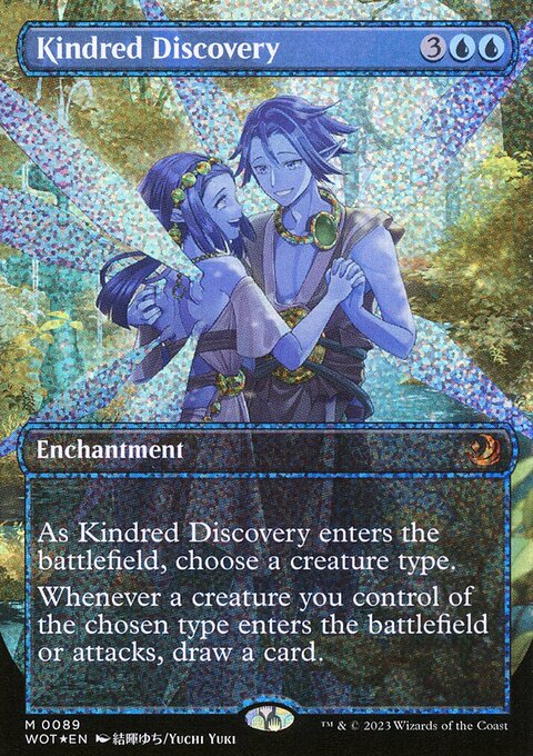 Kindred Discovery, Wilds of Eldraine: Enchanting Tales #89, Magic: The Gathering card