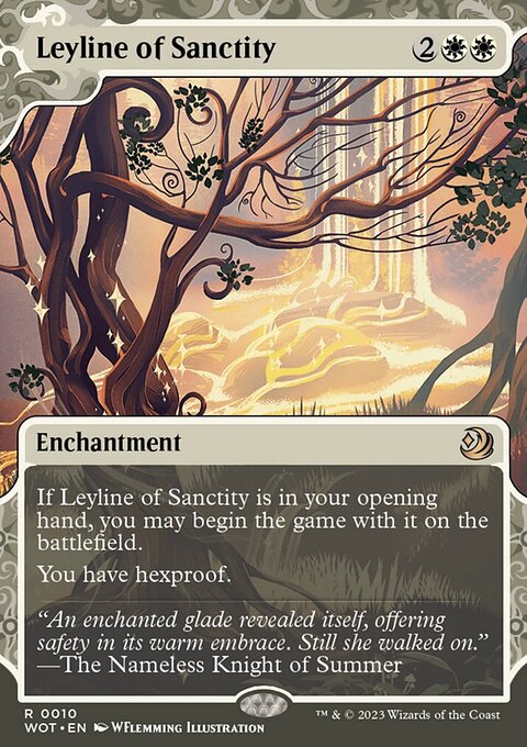 Leyline of Sanctity, Wilds of Eldraine: Enchanting Tales #10, Magic: The Gathering card