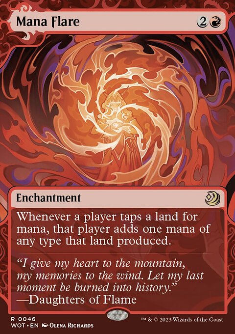 Mana Flare, Wilds of Eldraine: Enchanting Tales #46, Magic: The Gathering card