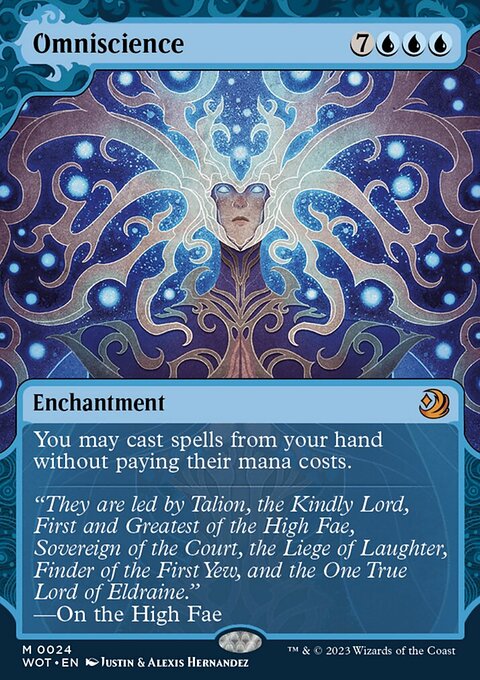 Omniscience, Wilds of Eldraine: Enchanting Tales #24, Magic: The Gathering card
