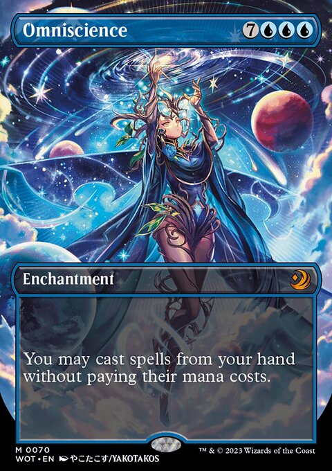 Omniscience, Wilds of Eldraine: Enchanting Tales #70, Magic: The Gathering card