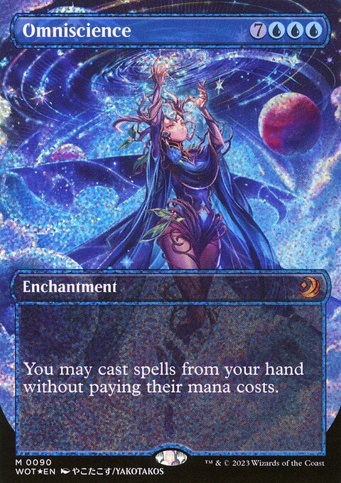 Omniscience, Wilds of Eldraine: Enchanting Tales #90, Magic: The Gathering card