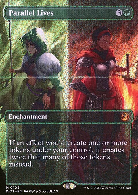 Parallel Lives, Wilds of Eldraine: Enchanting Tales #103, Magic: The Gathering card