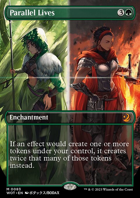 Parallel Lives, Wilds of Eldraine: Enchanting Tales #83, Magic: The Gathering card