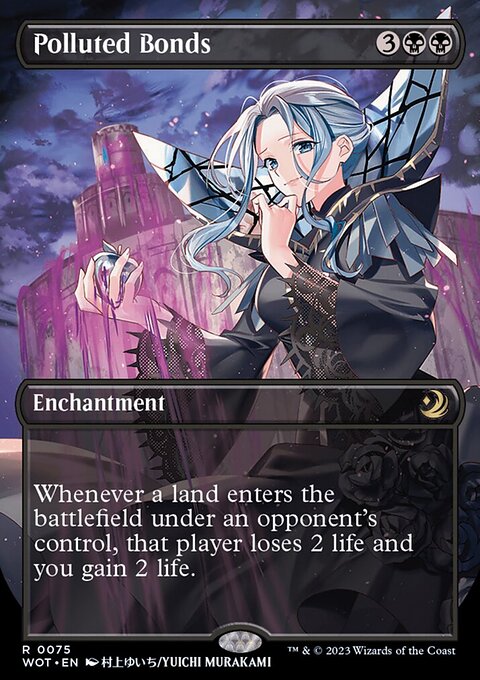 Polluted Bonds, Wilds of Eldraine: Enchanting Tales #75, Magic: The Gathering card
