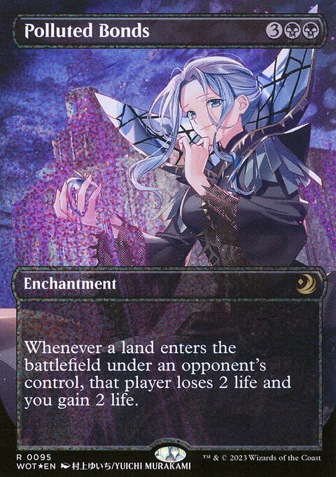 Polluted Bonds, Wilds of Eldraine: Enchanting Tales #95, Magic: The Gathering card