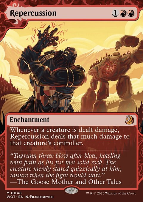 Repercussion, Wilds of Eldraine: Enchanting Tales #48, Magic: The Gathering card