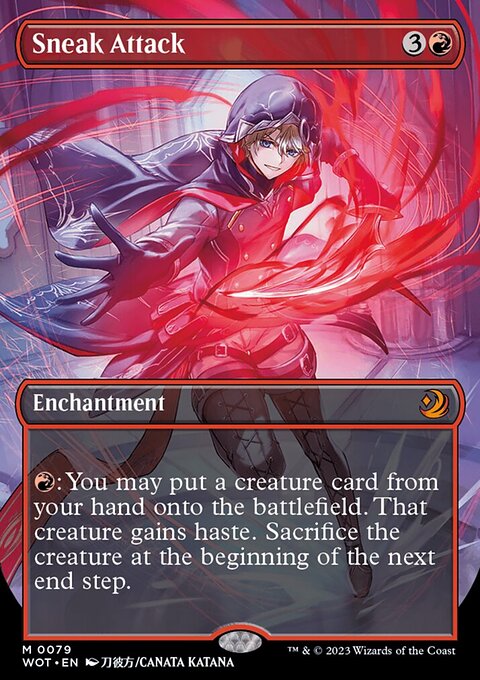 Sneak Attack, Wilds of Eldraine: Enchanting Tales #79, Magic: The Gathering card